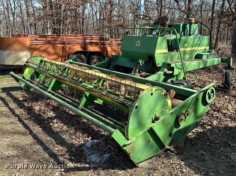 image for item OM9901 John Deere 830 windrower
