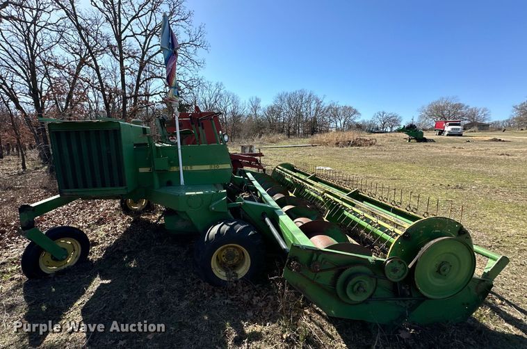 image for item OM9901 John Deere 830 windrower