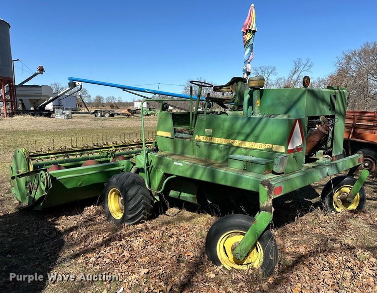 image for item OM9901 John Deere 830 windrower