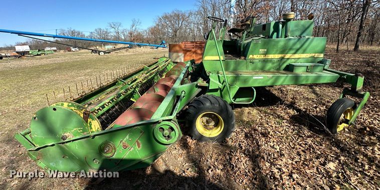 image for item OM9901 John Deere 830 windrower