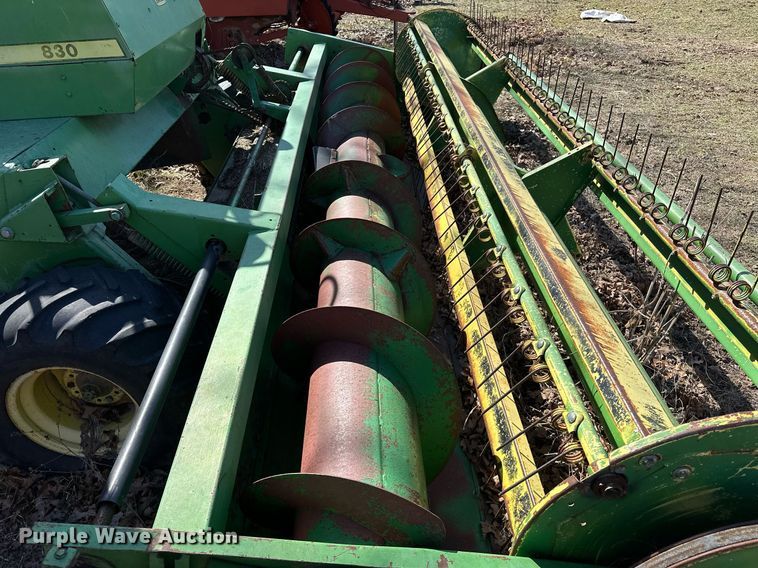 image for item OM9901 John Deere 830 windrower