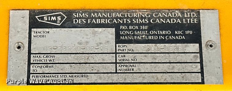 image for item OM9950 1990 John Deere  2355 tractor