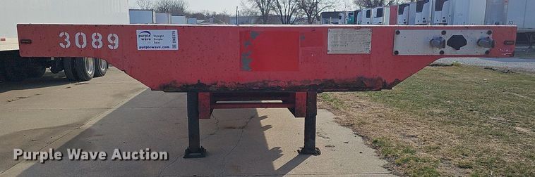 image for item DK0726 2015 Transcraft DTL-2100 drop deck equipment trailer