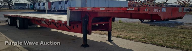 image for item DK0726 2015 Transcraft DTL-2100 drop deck equipment trailer