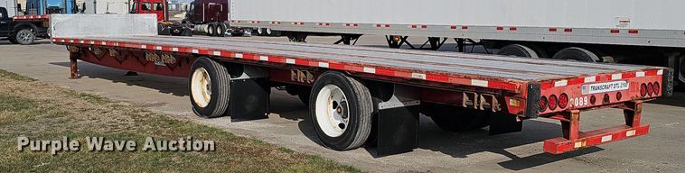 image for item DK0726 2015 Transcraft DTL-2100 drop deck equipment trailer