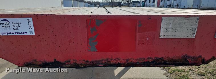 image for item DK0726 2015 Transcraft DTL-2100 drop deck equipment trailer