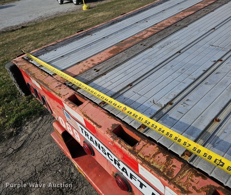 image for item DK0726 2015 Transcraft DTL-2100 drop deck equipment trailer