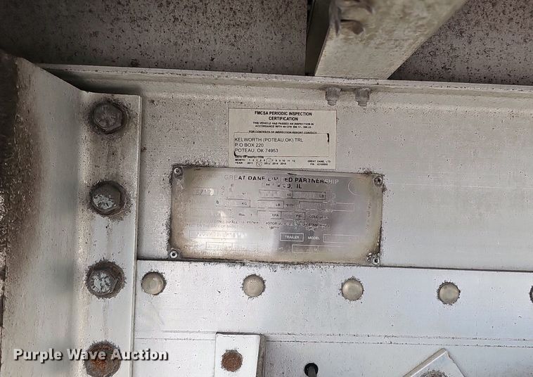 image for item DK0727 2013 Great Dane FXP-0027-00048 flatbed trailer