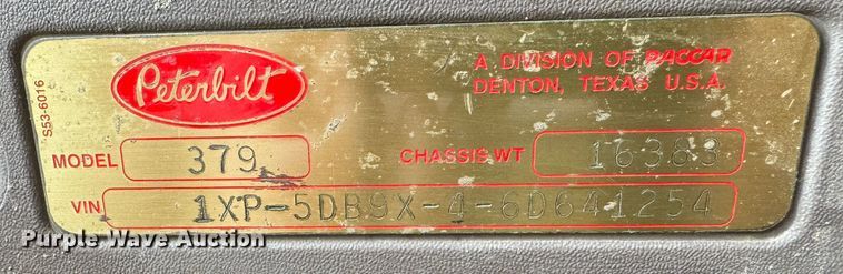 image for item DK6790 2006 Peterbilt 379 semi truck