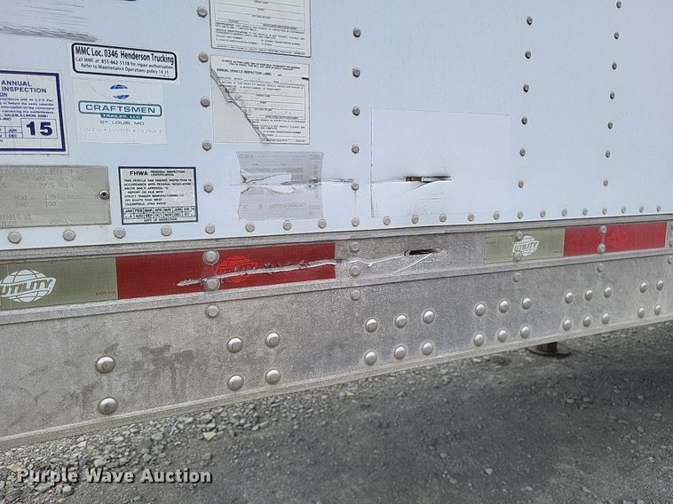 image for item DO4846 2008 Utility  3000R refrigerated van trailer
