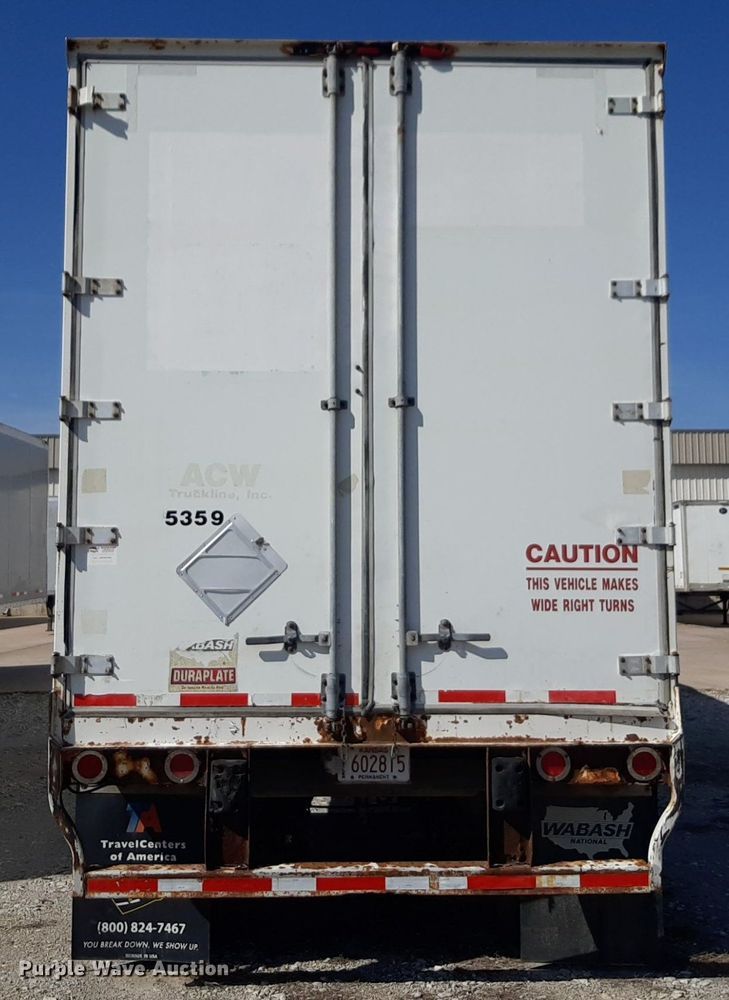 image for item DP2678 2005 Wabash dry van trailer