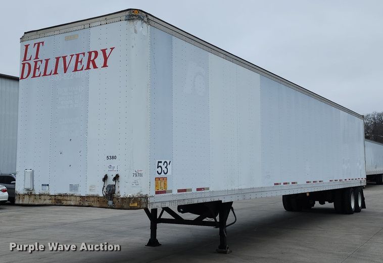 image for item DR7878 2000 Fruehauf dry van trailer