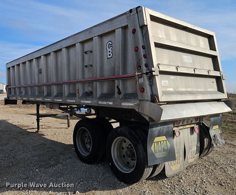 image for item DR8536 1999 Travis T-102 end dump trailer