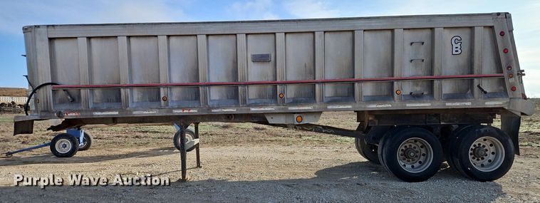 image for item DR8536 1999 Travis T-102 end dump trailer