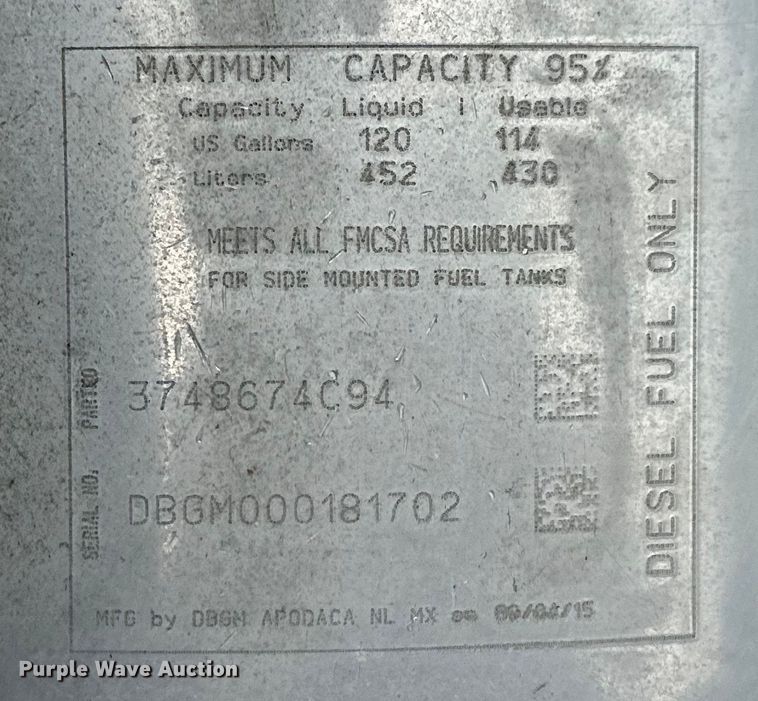 image for item DS2908 2016 International Prostar semi truck