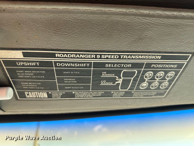 image for item EJ0334 2000 Sterling A-Line semi truck