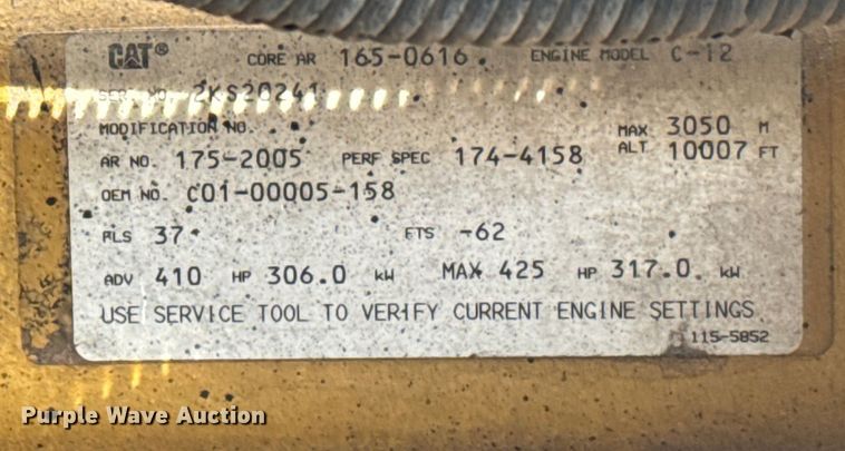 image for item EJ0334 2000 Sterling A-Line semi truck