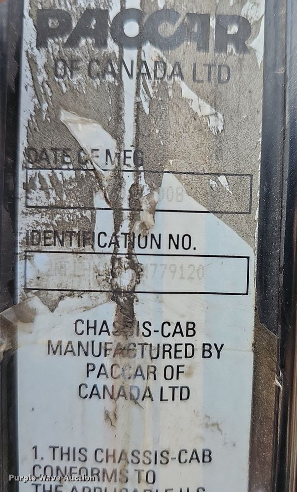 image for item EJ6027 2009 Peterbilt  PB335 box truck