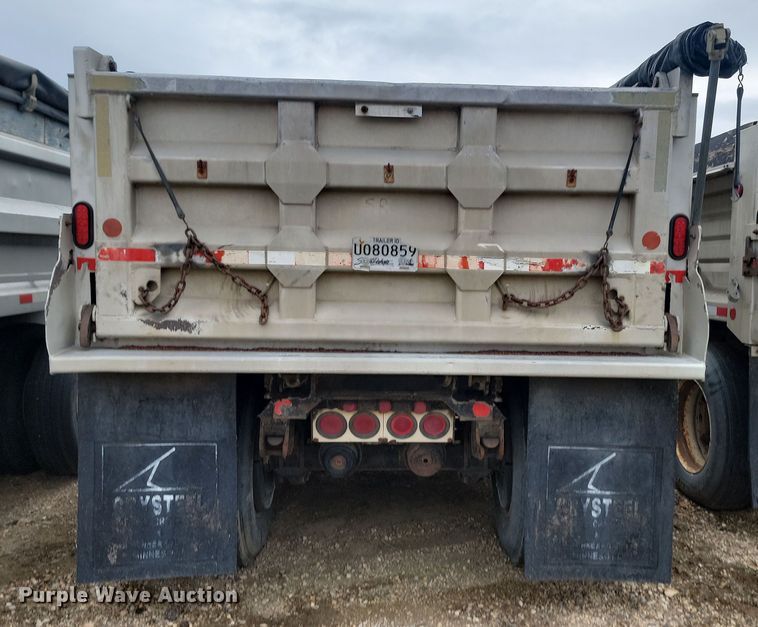 image for item KU9090 1978 Heil 8x28 end dump pup trailer