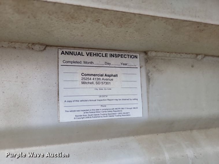 image for item KU9090 1978 Heil 8x28 end dump pup trailer