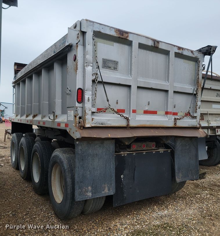 image for item KU9093 1994 Drake end dump pup trailer