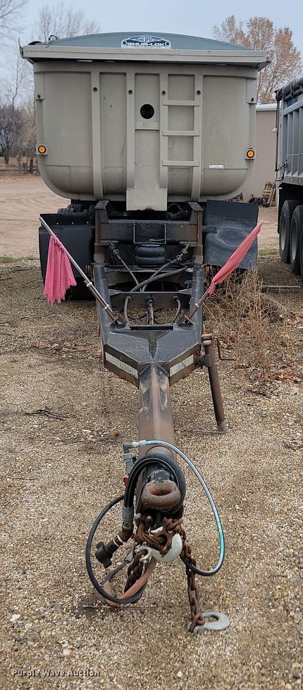 image for item KU9094 1984 Fruehauf end dump pup trailer