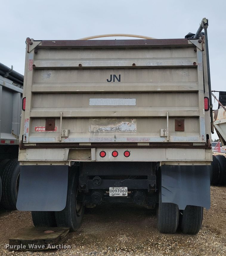 image for item KU9094 1984 Fruehauf end dump pup trailer
