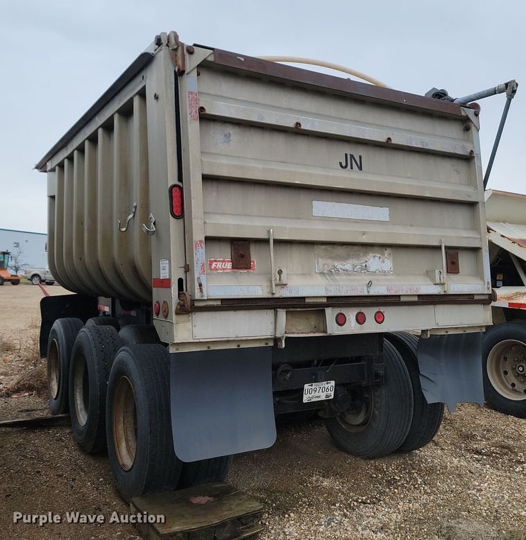 image for item KU9094 1984 Fruehauf end dump pup trailer