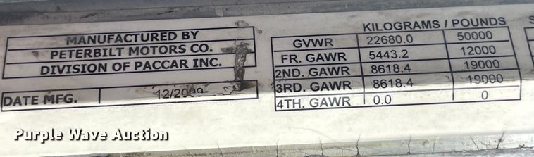 image for item LD9339 2010 Peterbilt 386 semi truck