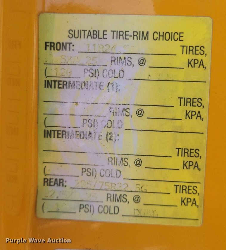 image for item MI9962 2006 International 7400 flatbed truck