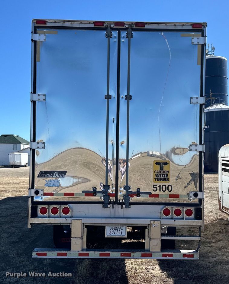 image for item NJ9386 2012 Great Dane SUP-1114-31053 refrigerated van trailer