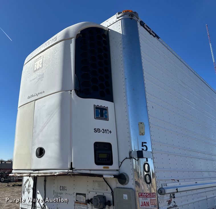 image for item NJ9386 2012 Great Dane SUP-1114-31053 refrigerated van trailer