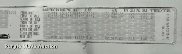 image for item NJ9388 2016 Freightliner  Cascadia semi truck