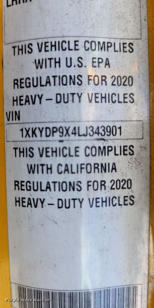 image for item OK9796 2020 Kenworth  T680  semi truck