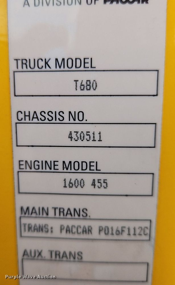 image for item OK9797 2020 Kenworth  T680  semi truck