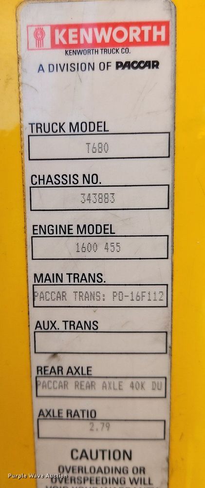 image for item OK9801 2020 Kenworth  T680 semi truck