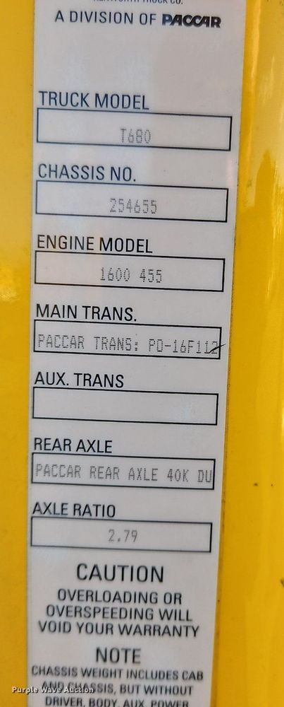 image for item OK9802 2019 Kenworth  T680 semi truck