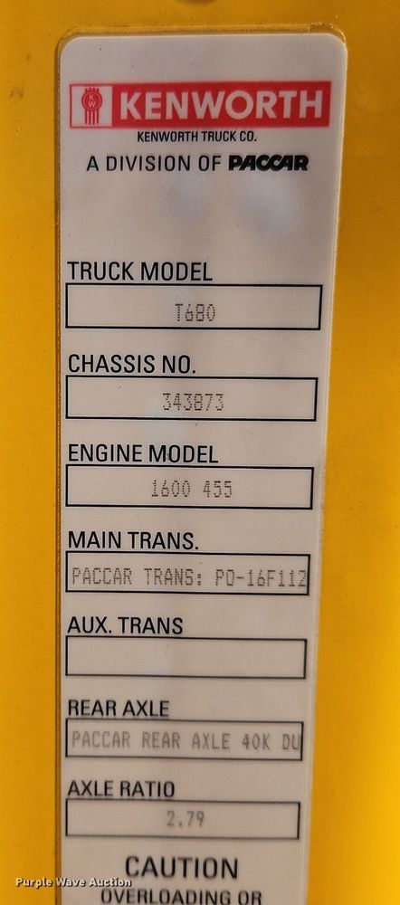 image for item OK9803 2020 Kenworth  T680 semi truck