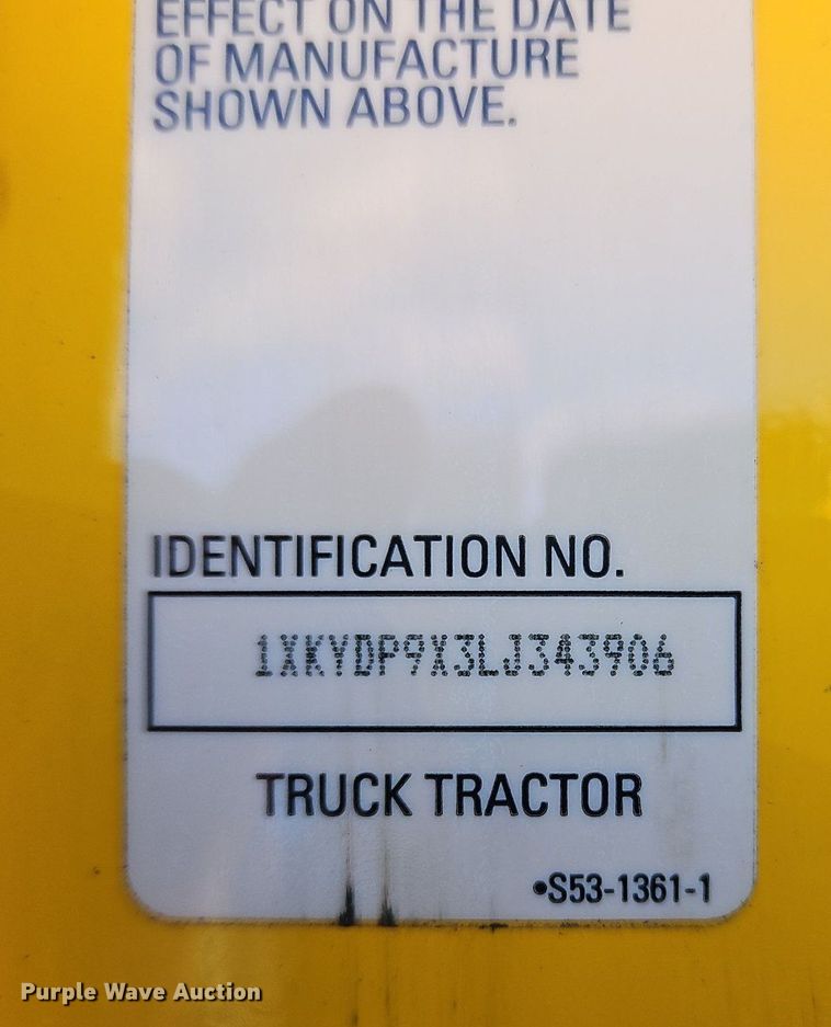 image for item OK9804 2020 Kenworth  T680 semi truck