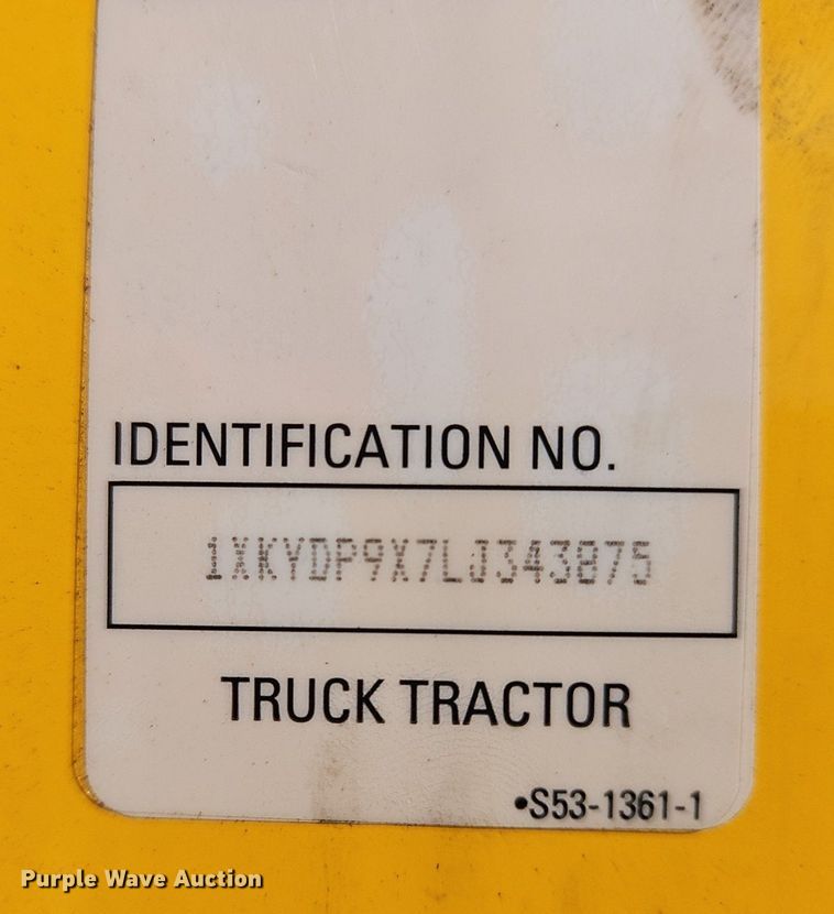 image for item OK9806 2020 Kenworth  T680 semi truck