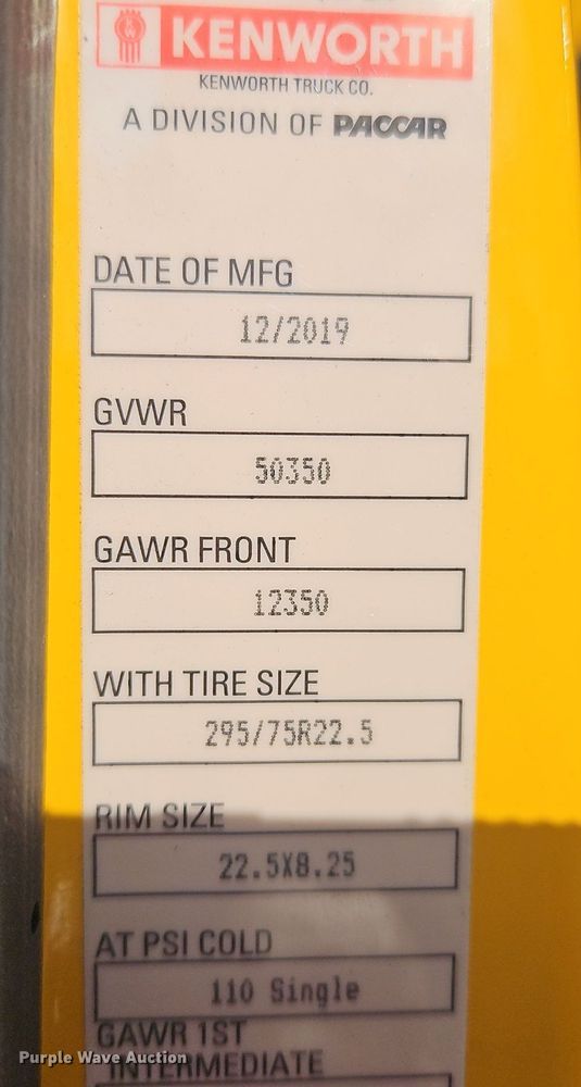 image for item OK9809 2020 Kenworth  T680 semi truck