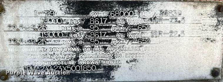 image for item OM9893 1999 Polar tank trailer