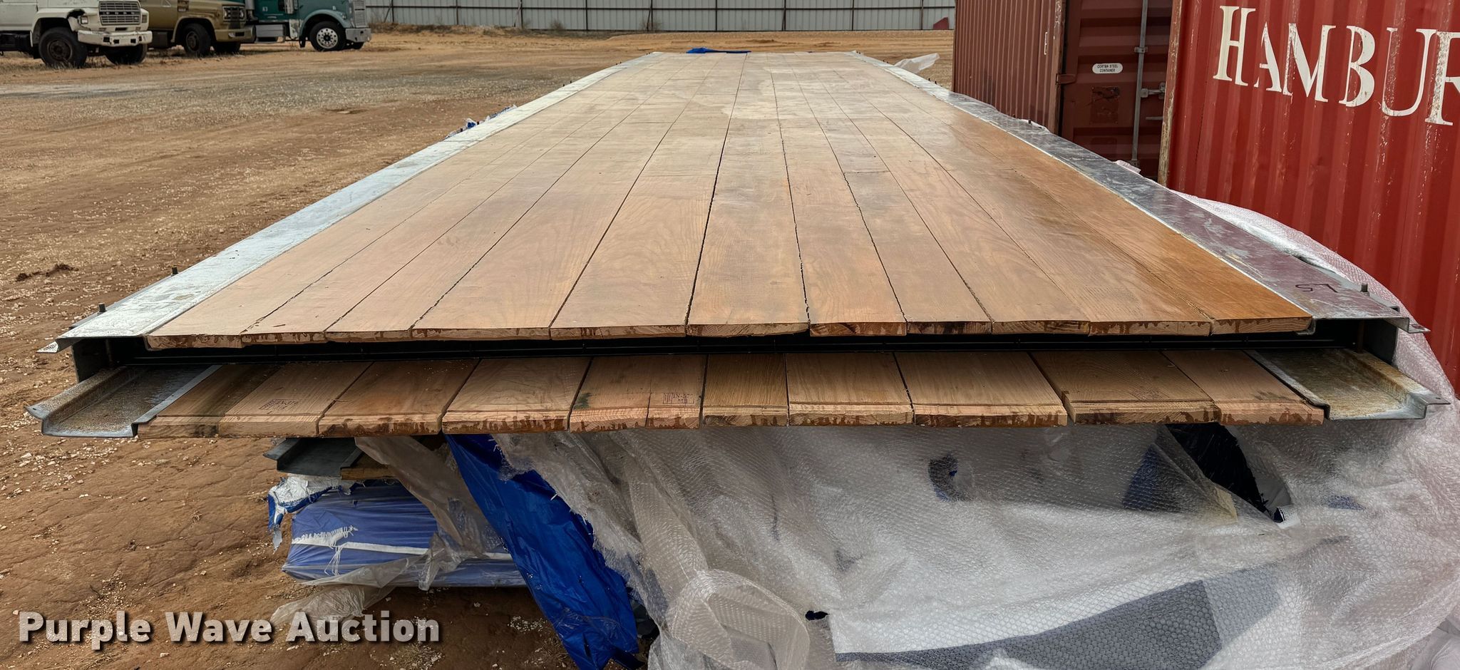 53' L twopiece dry van trailer floor in Olton, TX Item EI6675 for sale Purple Wave