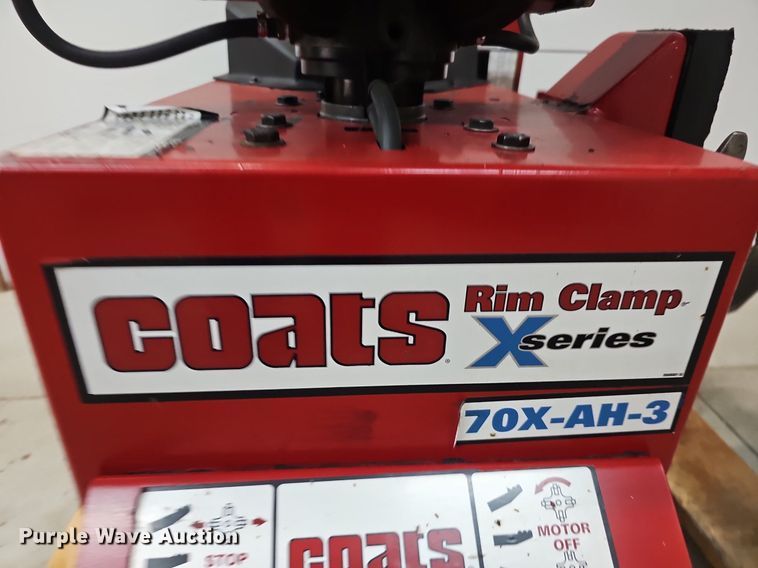 image for item DK0700 Coats X Series 70X-AH-3 rim clamp tire machine