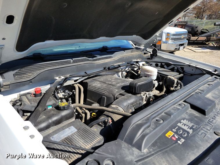 image for item DK4196 2018 Chevrolet Silverado 2500 HD Crew Cab utility bed pickup truck