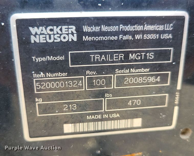 image for item DK4210 Wacker Nueson generator