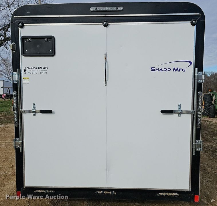 image for item DM1561 2012 Sharp  enclosed cargo trailer