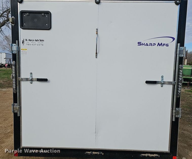 image for item DM1561 2012 Sharp  enclosed cargo trailer