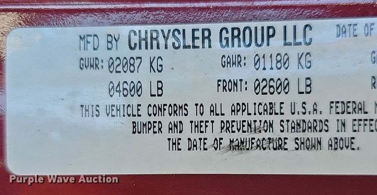 image for item DM1565 2012 Chrysler 200 S 