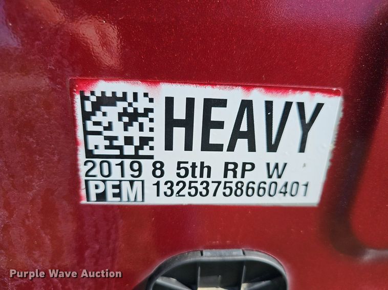 image for item DM1567 2019 Dodge Ram Laramie truck bed